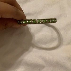 Green and White Bangle